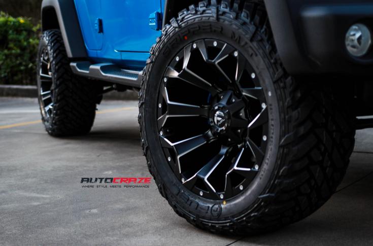 JEEP WRANGLER ASSAULT GLOSS BLACK MILLED ACCENTS